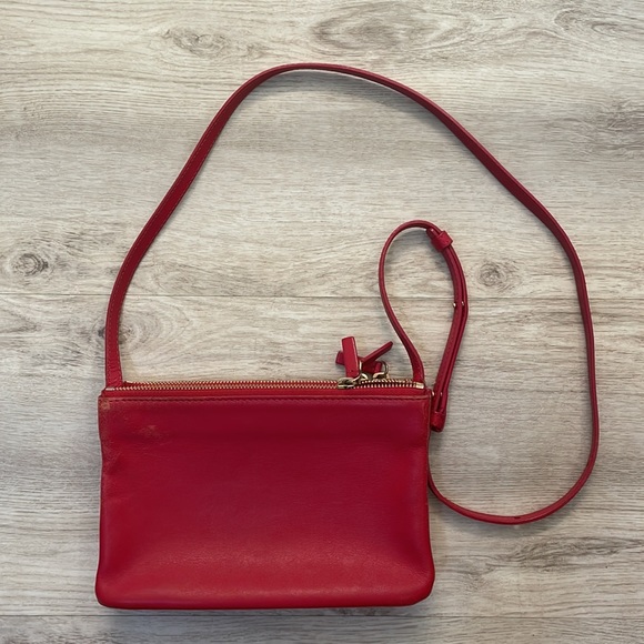 Authentic Celine Trio Small Lambskin Leather Crossbody Bag - Picture 3 of 8